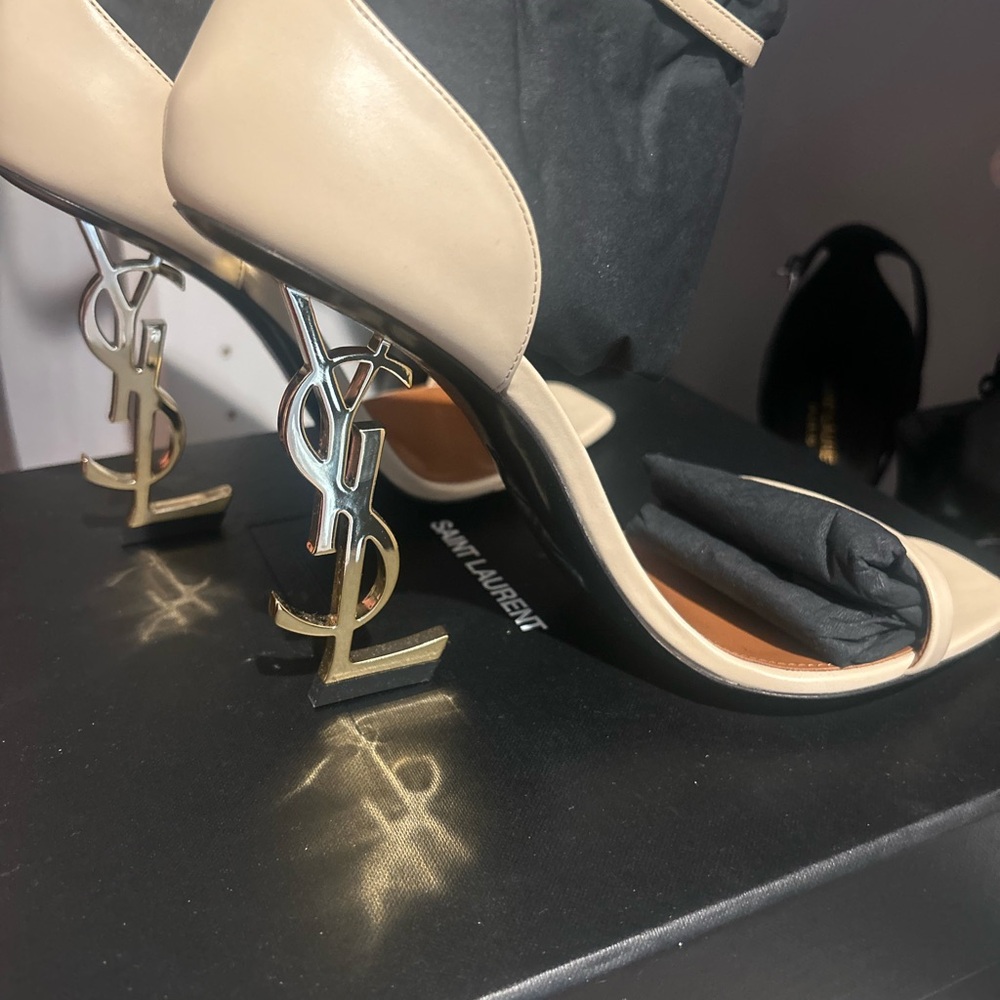 Saint Laurent Real Beige Heels